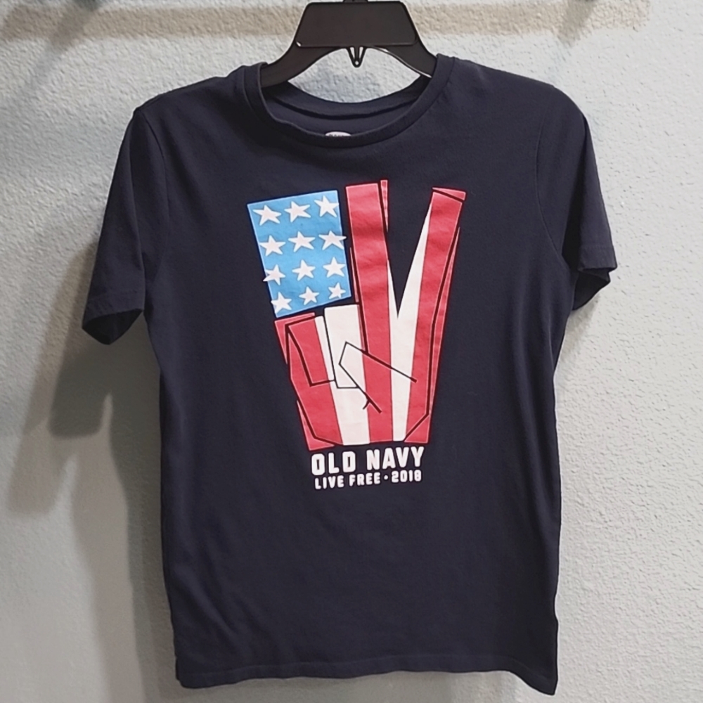 Old Navy Live Free 2018 TShirt Navy Youth Size XL